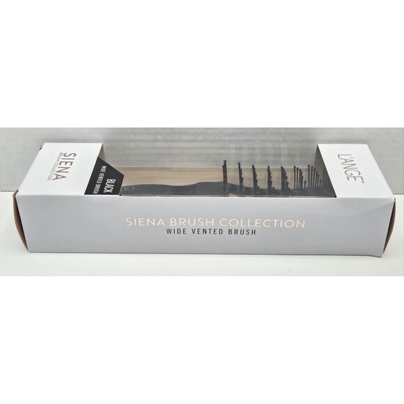 L'ANGE HAIR Siena Wide Vented Hair Brush Detangle Nylon Bristle Black 2146 - Picture 3 of 3